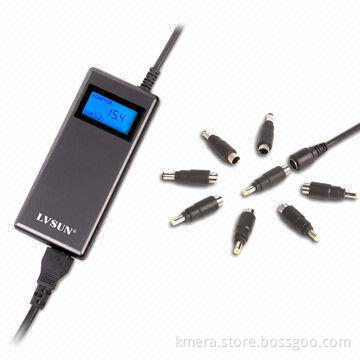 90W Automatic Universal Laptop Adapter with USB to charge smartphones, built-in several protections